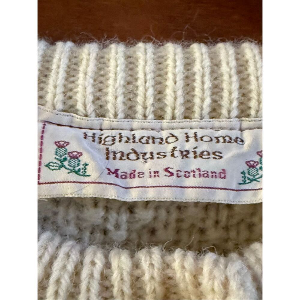 Highland Home Industries Wool Sweater, 80s/90s, Medium - Picture 11 of 12